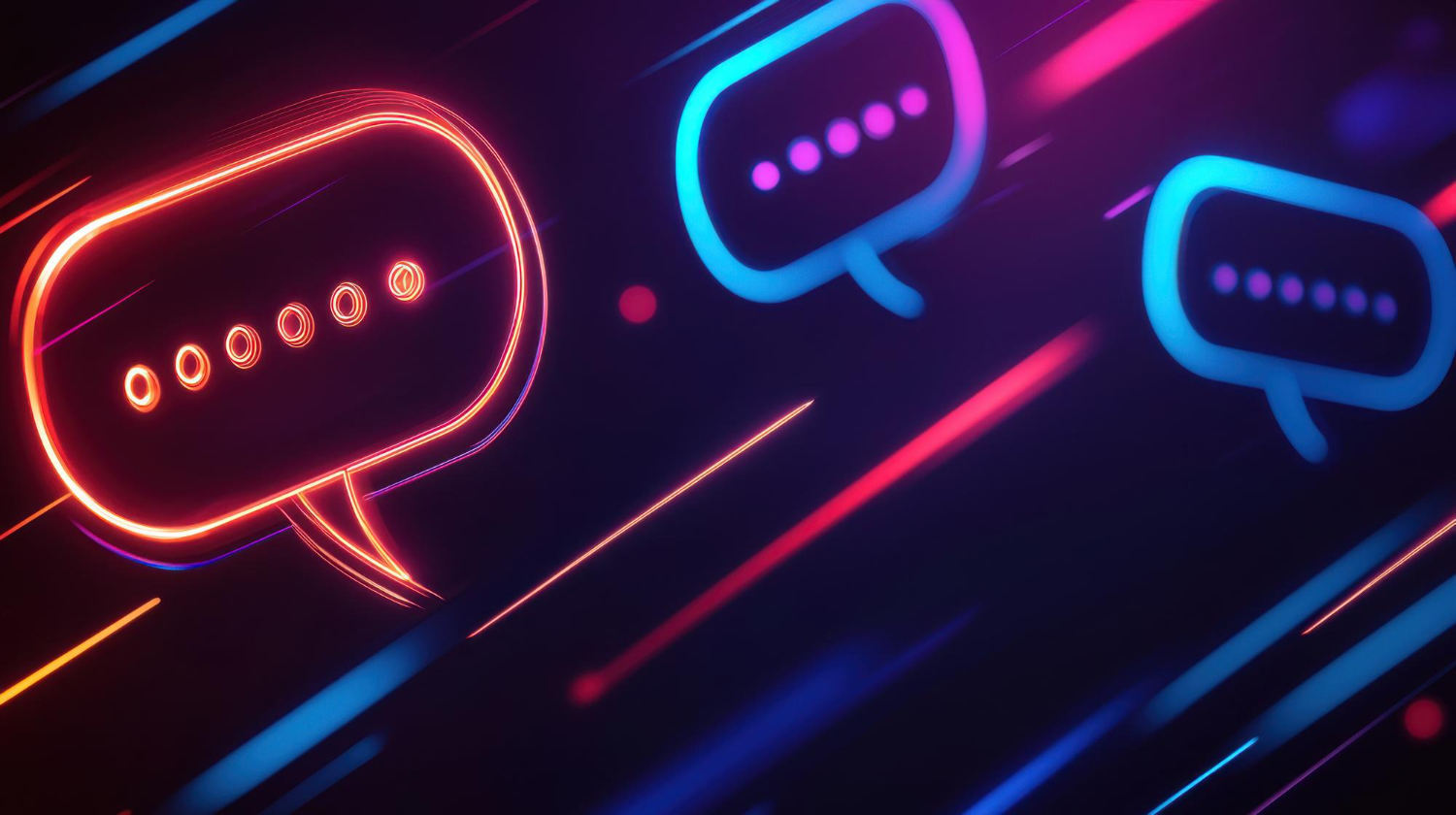 Automação de atendimento via chat com n8n, ícones de mensagens digitais representando integração e eficiência no suporte ao cliente.