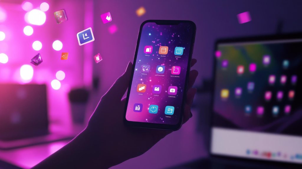 Aplicativos para empresas em smartphone com tecnologia digital